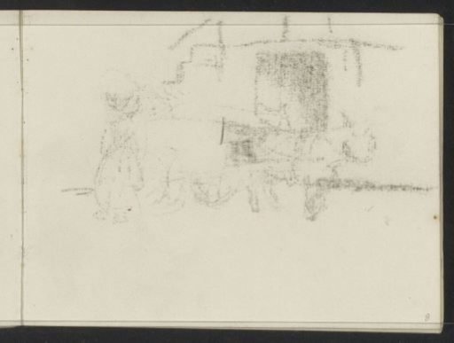 Impression of the chalk drawing on sheet 7 verso
