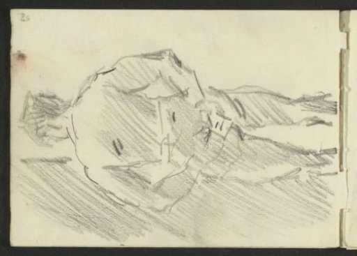 Standing man with hands on his back
