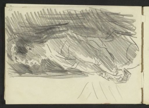 Standing man, in profile