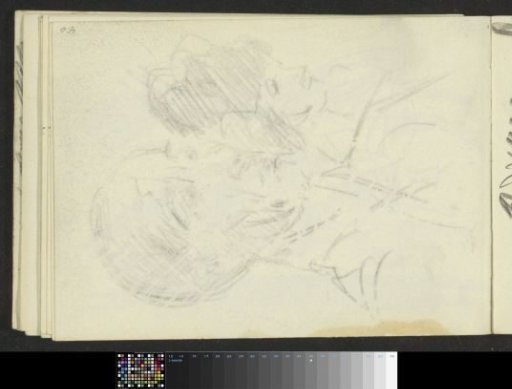 Abklatsch of the pencil drawing on sheet 13 verso