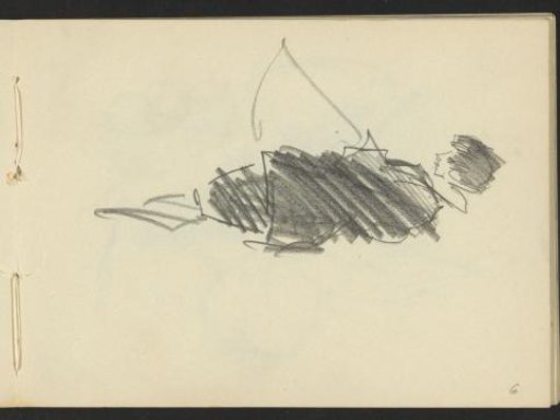 Standing figure, in profile