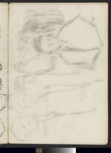 Rubbing of the chalk drawing on sheet 20 verso