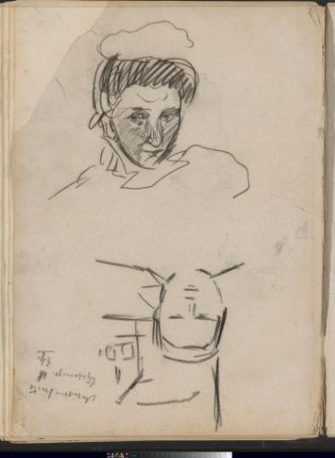 Two Women's Heads