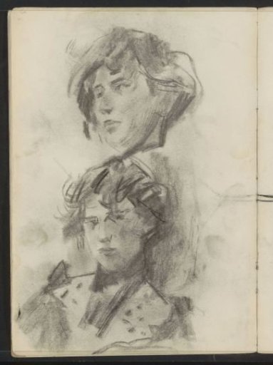 Two portraits of an unknown woman