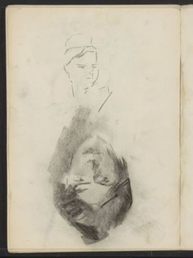 Two heads of women