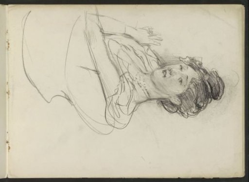 Portrait of an unknown woman, seated