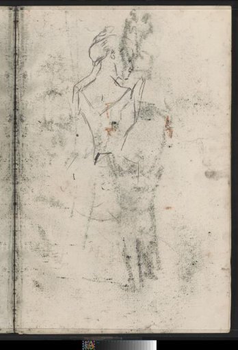 Woman, seen from behind