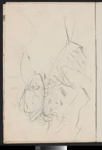 Woman with a hat, lying on her stomach