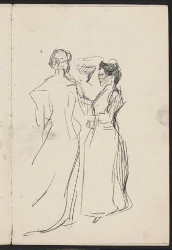 Group of three standing women