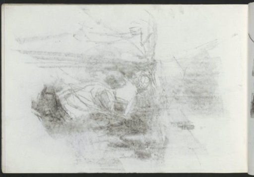 Impression of the chalk drawing on sheet 13 recto