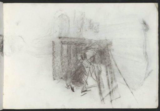 Study, possibly of a woman on the street