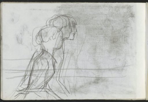 Three young women, in profile