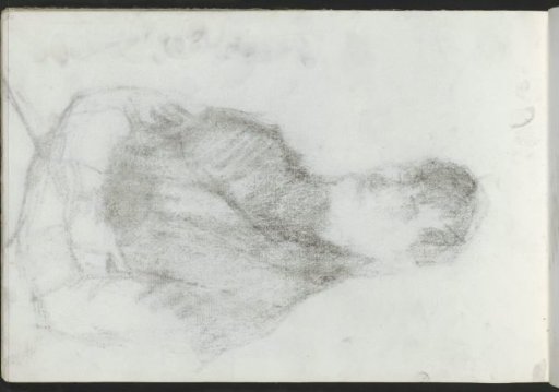 Cast of the chalk drawing on sheet 7 recto