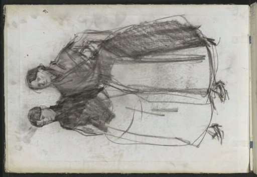Two women, possibly walking
