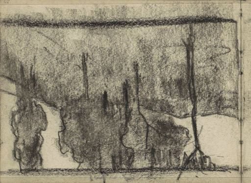 Trees on a hill