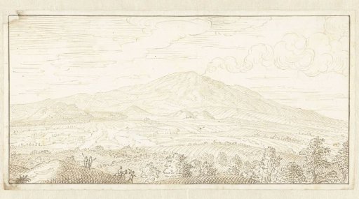 View of the volcano Etna
