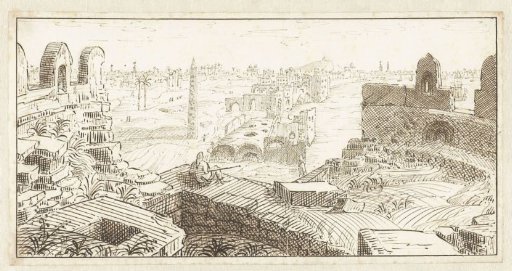 Landscape with Ruins in Egypt