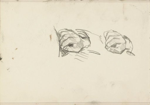 Two Studies of the Right Hand of Pieter Rink
