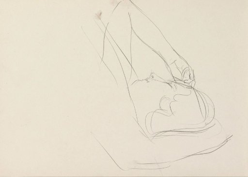 Reclining Woman with Closed Eyes