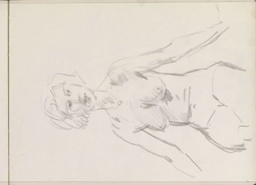 Seated female nude