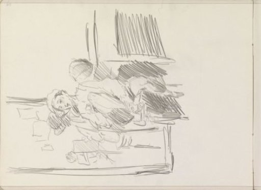 Seated Woman Before a Mirror