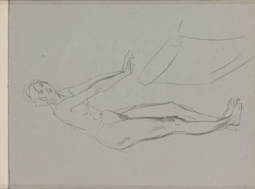 Standing Female Nude, Leaning