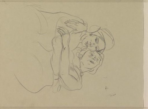 Two women embracing
