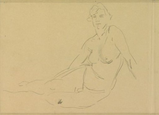 Seated Female Nude