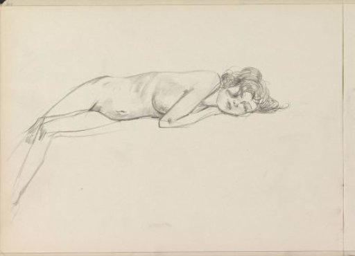 Reclining nude woman