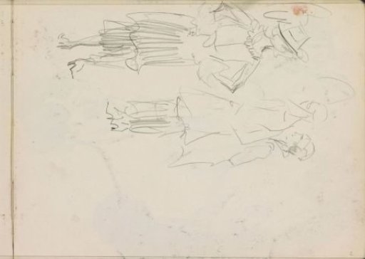 Three standing women, possibly dancers