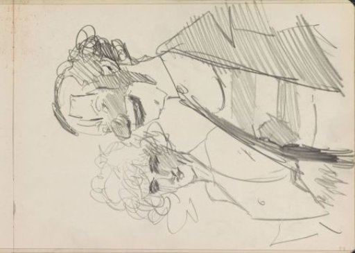 Woman and a man, possibly a clown