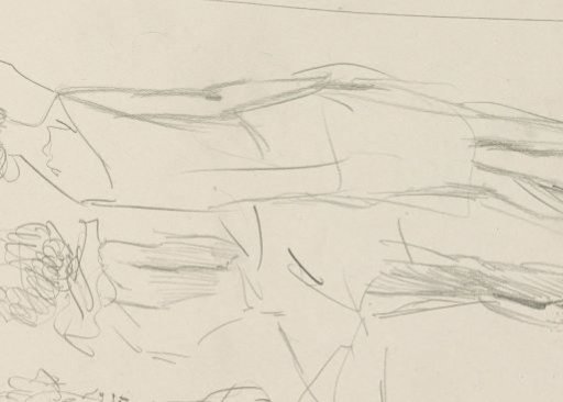 Study sheet with four women and a man in uniform
