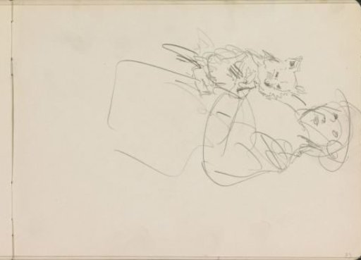 Woman with a dog on her arm