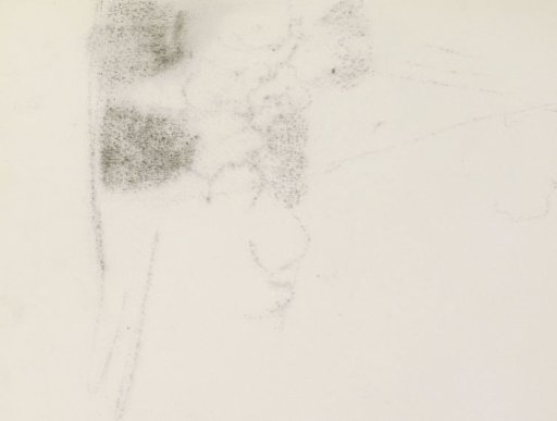 Impression of the chalk drawing on sheet 15 recto