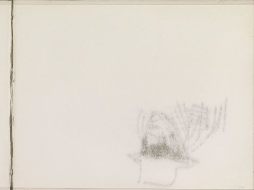 Impression of the chalk drawing on sheet 23 verso