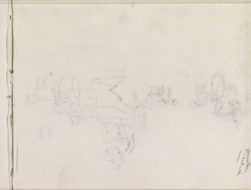 Impression of the chalk drawing on sheet 26 verso