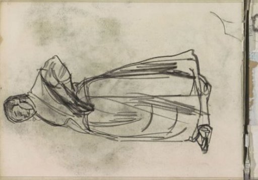 Standing Woman, in Profile