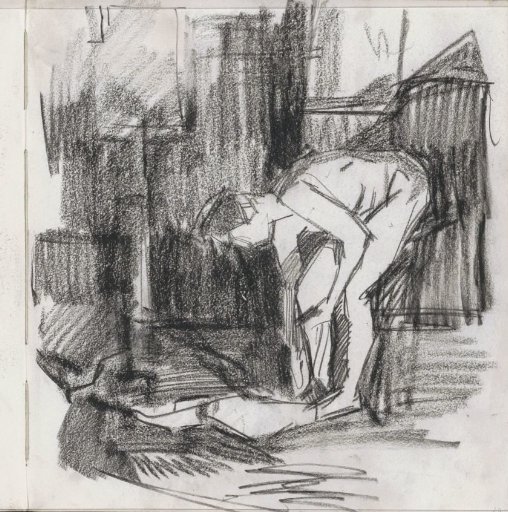 Female Nude with a Goat in an Interior