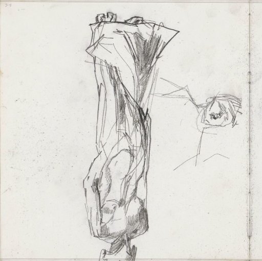 Standing Female Nude and a Head