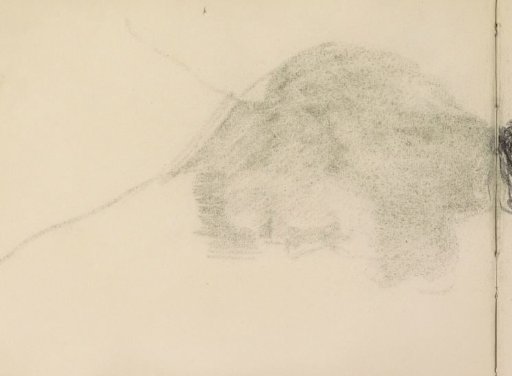 Impression of the chalk drawing on sheet 12 recto
