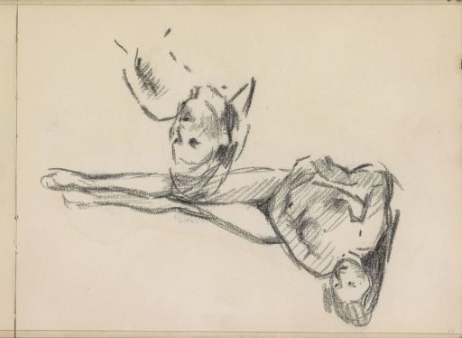 Two studies of a reclining female nude