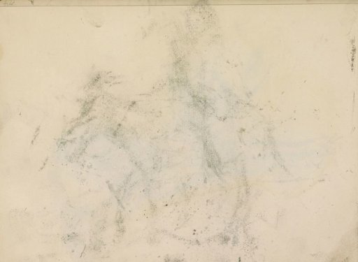 Impression of the chalk drawing on sheet 14 recto