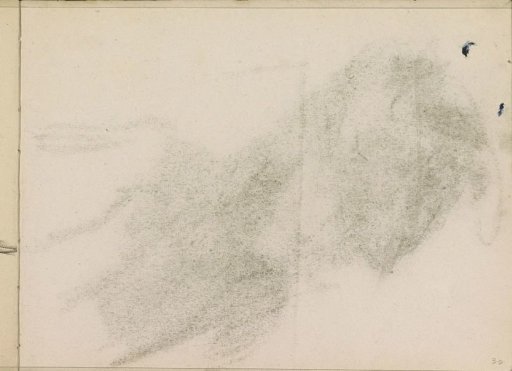 Impression of the chalk drawing on sheet 29 verso