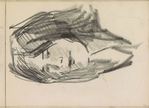 Portrait of an Unknown Woman with Loose Hair