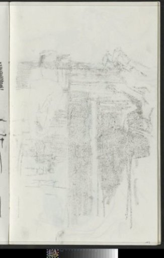 Impression of the chalk drawing on sheet 12 verso