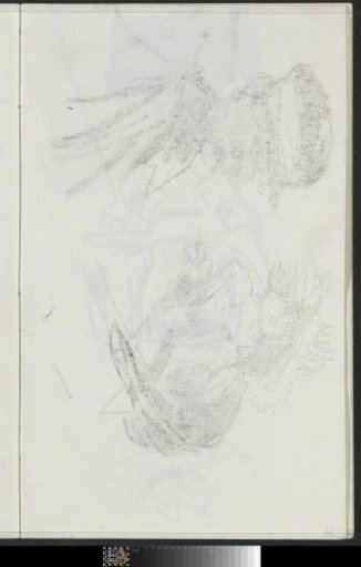 Impression of the chalk drawing on sheet 15 verso