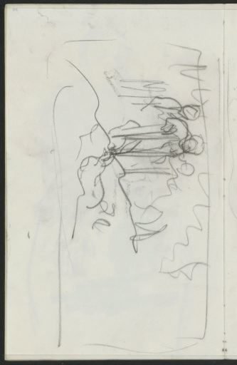 Study sheet with figures, possibly a composition study