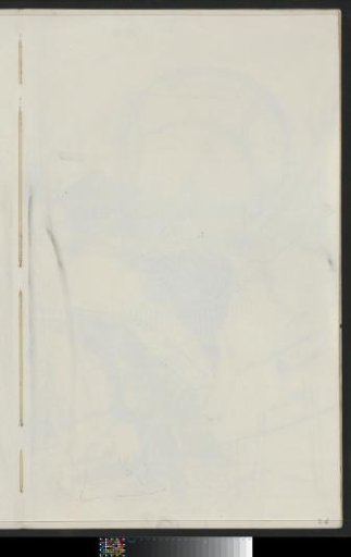 Rubbing of the chalk drawing on sheet 25 verso