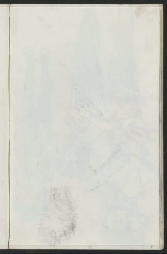 Impression of the chalk drawing on sheet 3 verso