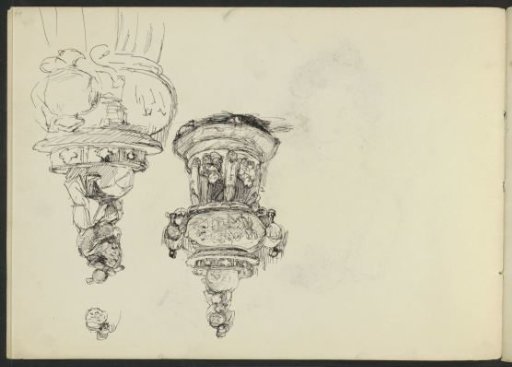 Object, possibly a beer pump or samovar